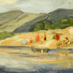 819 2155 Oljemålning